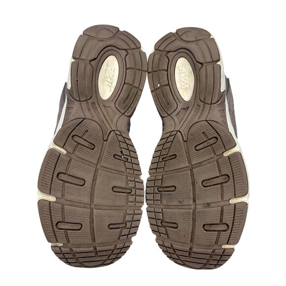 Avia Mens 5000 Athletic Sneakers Size 9 Brown Leather & Mesh Running Shoes - Picture 3 of 8